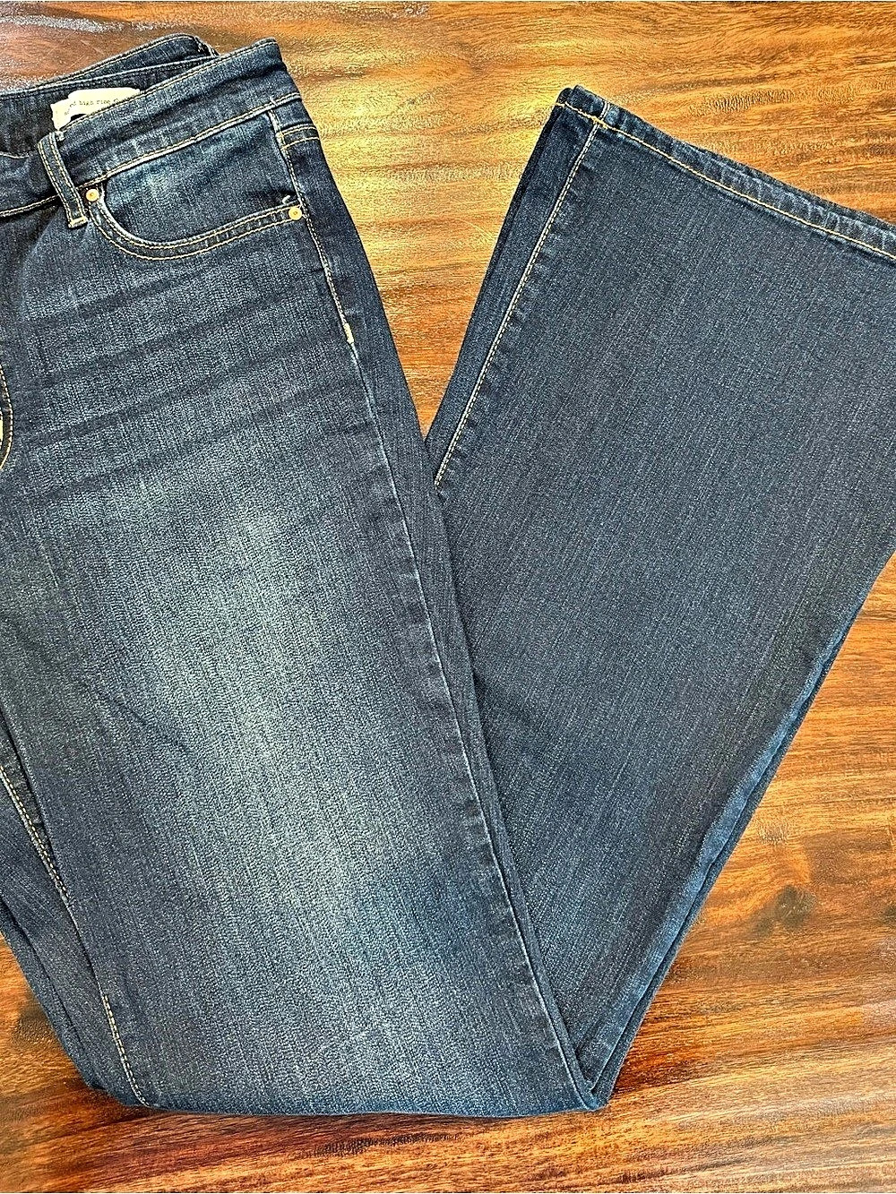 Jessica Simpson Adored High Rise Flare Jeans Size 31 Dark Wash